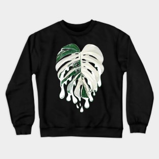 MONSTERA DELICIOSA BLEEDING VARIEGATA Crewneck Sweatshirt